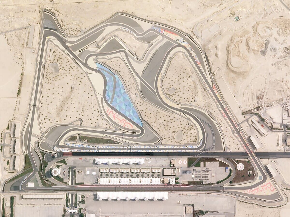 Bahrain International Circuit aerial view