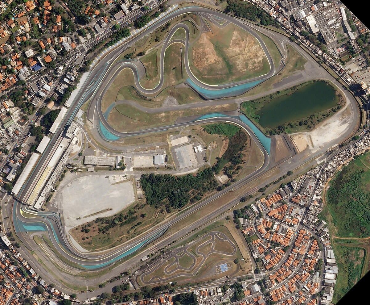 Autodromo Jose Carlos Pace aerial view