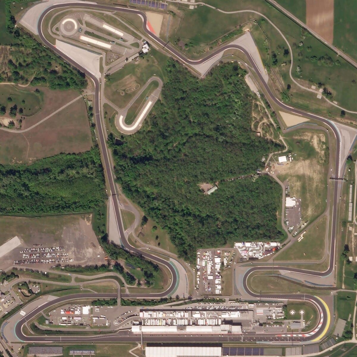 Hungaroring aerial view