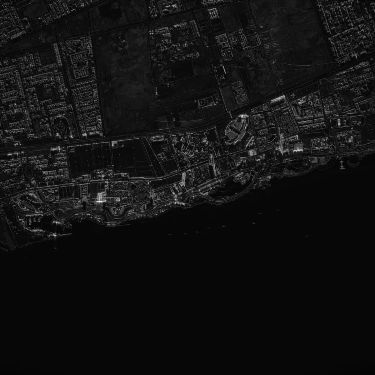 Jeddah Corniche Circuit aerial view