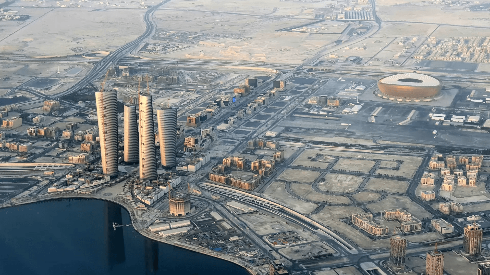 Lusail International Circuit aerial view