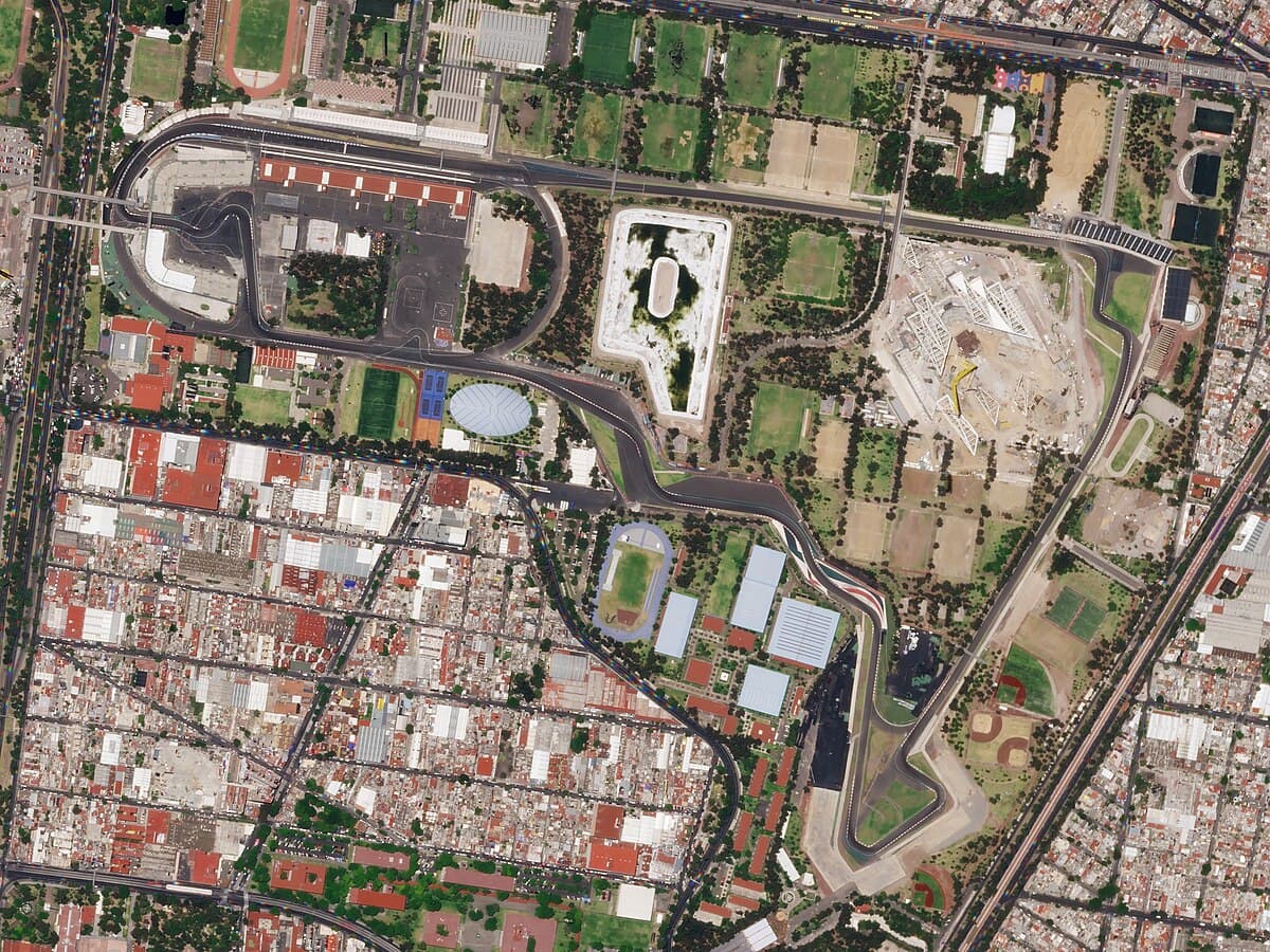 Autodromo Hermanos Rodriguez aerial view