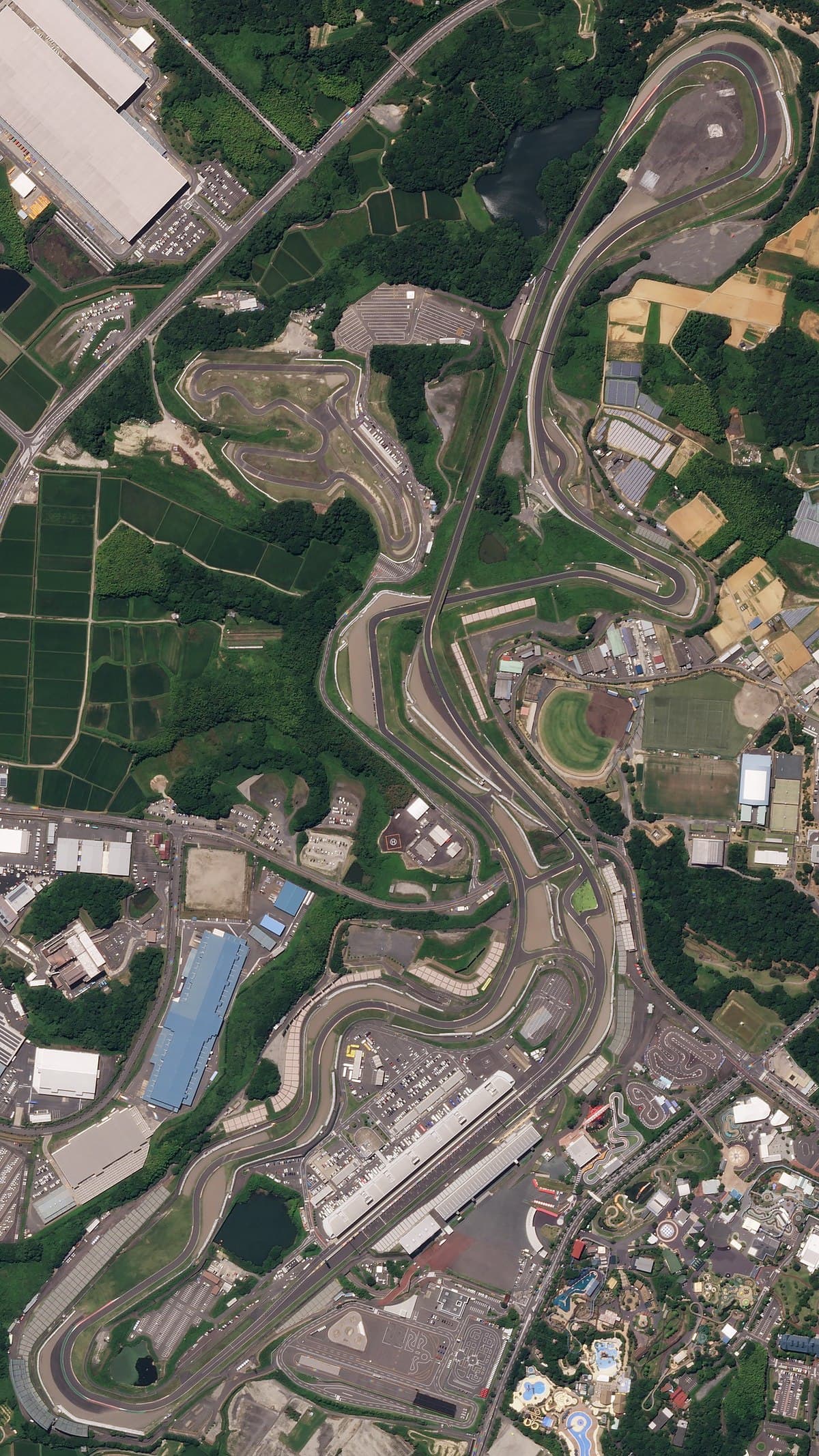 Suzuka Circuit aerial view