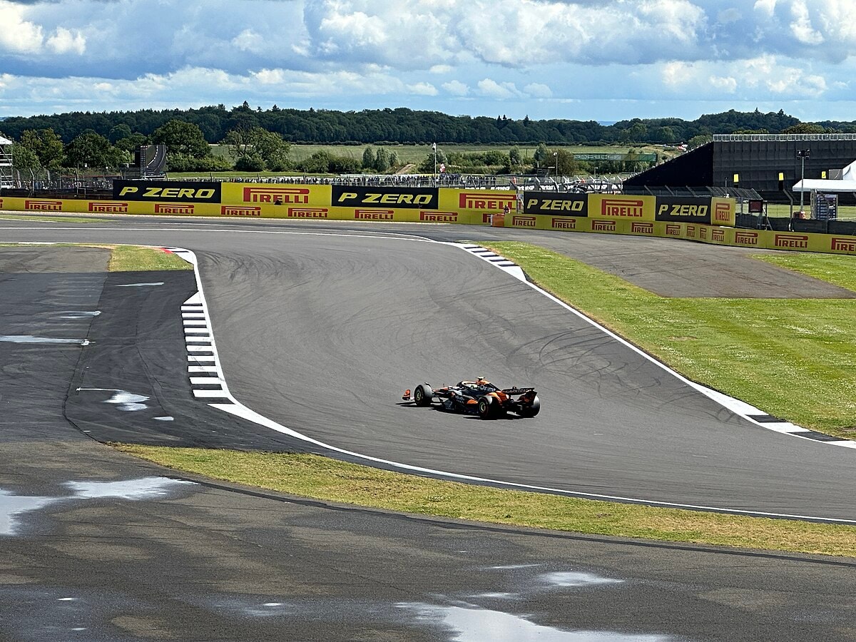 Lando Norris McLaren MCL38 Silverstone 2024